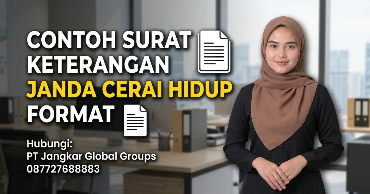 Contoh Surat Keterangan Janda Cerai Hidup Format
