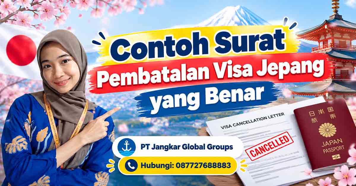 Contoh Surat Pembatalan Visa Jepang yang Benar