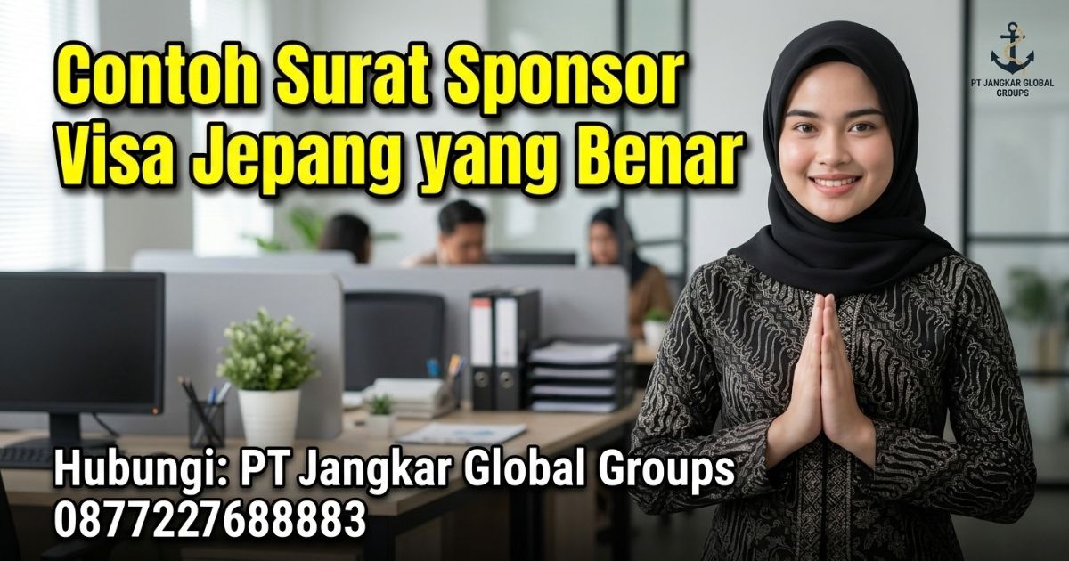 Contoh Surat Sponsor Visa Jepang yang Benar