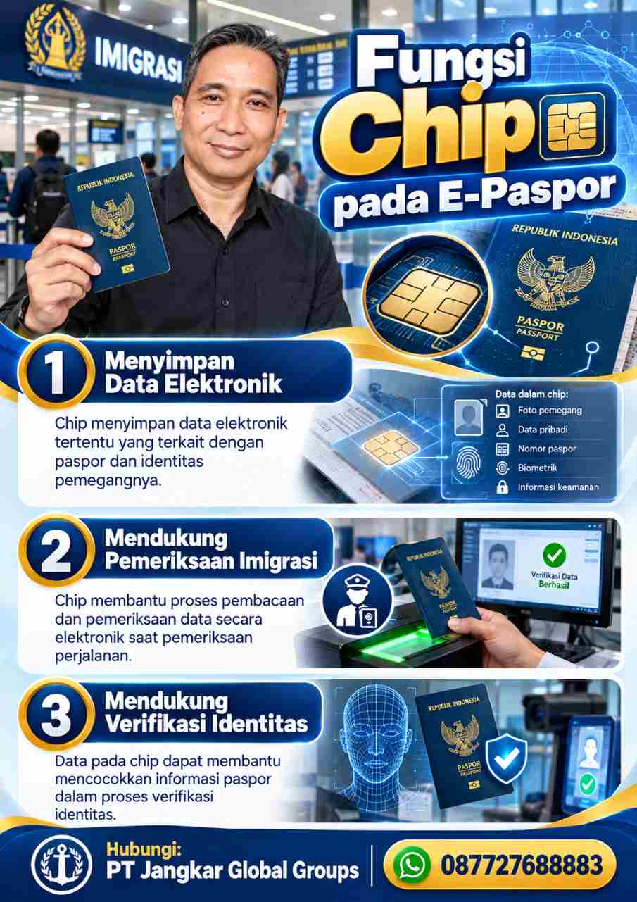 Fungsi Chip pada E-Paspor