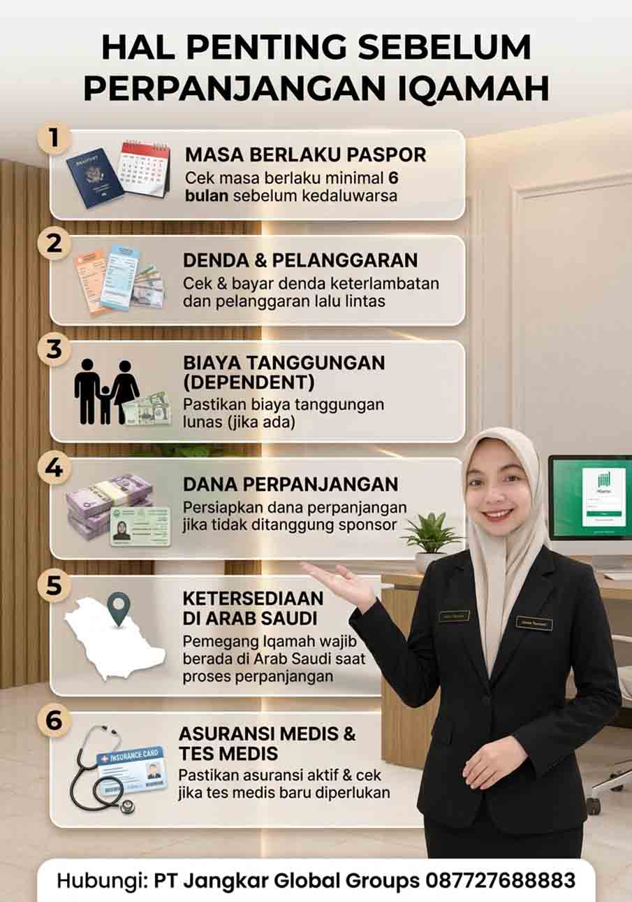Hal Penting Sebelum Perpanjangan Iqamah Hal Penting Sebelum Perpanjangan Iqamah
