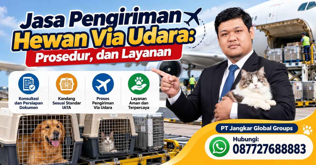 Jasa Pengiriman Hewan Via Udara Prosedur, dan Layanan