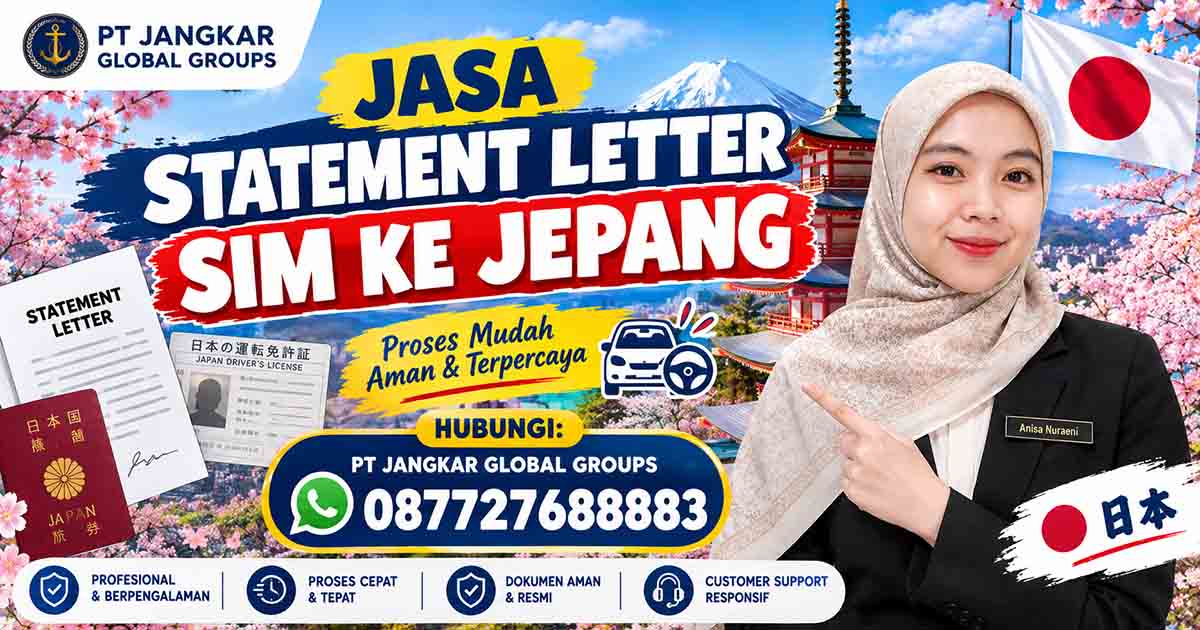 Jasa Statement Letter SIM Ke Jepang