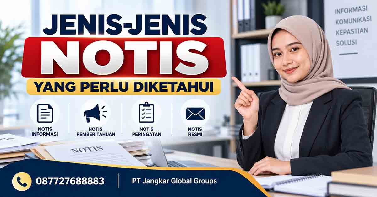 Jenis-Jenis Notis yang Perlu Diketahui