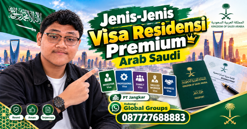 Jenis-Jenis Visa Residensi Premium Arab Saudi