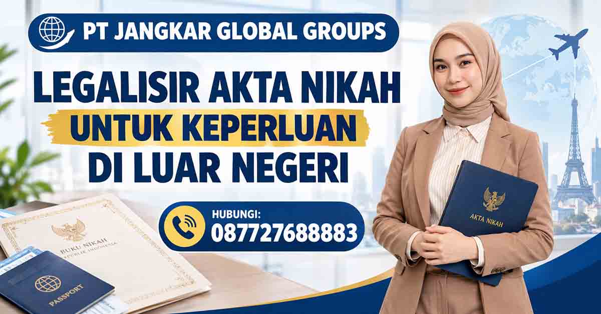 Legalisir Akta Nikah untuk Keperluan di Luar Negeri