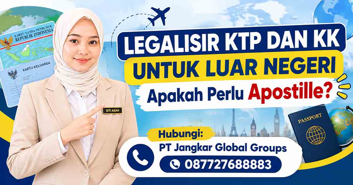 Legalisir KTP dan KK untuk Luar Negeri Apakah Perlu Apostille