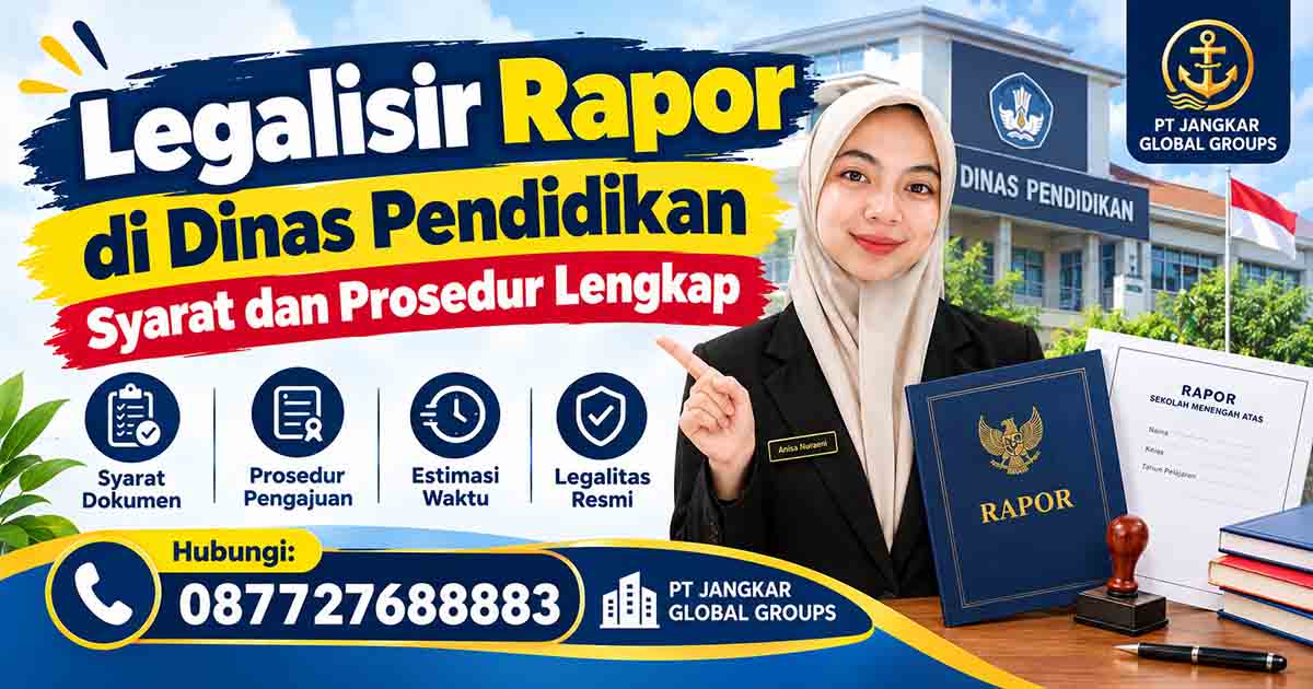 Legalisir Rapor di Dinas Pendidikan Syarat dan Prosedur Lengkap