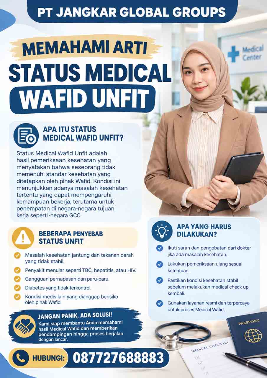 Memahami Arti Status Medical Wafid Unfit