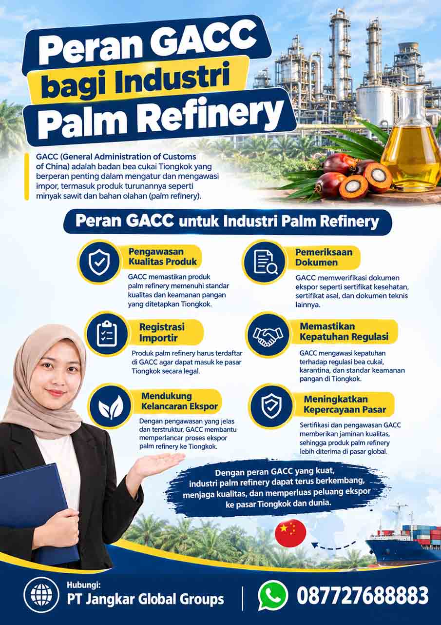 Peran GACC bagi Industri Palm Refinery