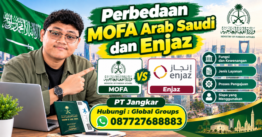 Perbedaan MOFA Arab Saudi dan Enjaz