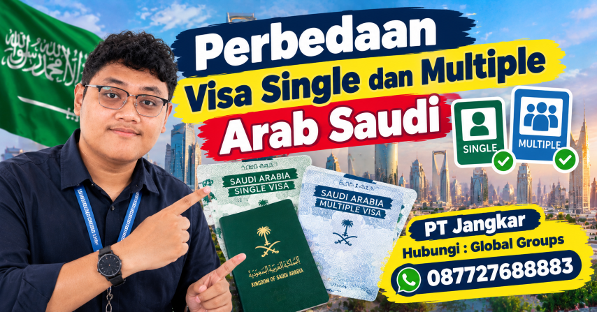 Perbedaan Visa Single dan Multiple Arab Saudi