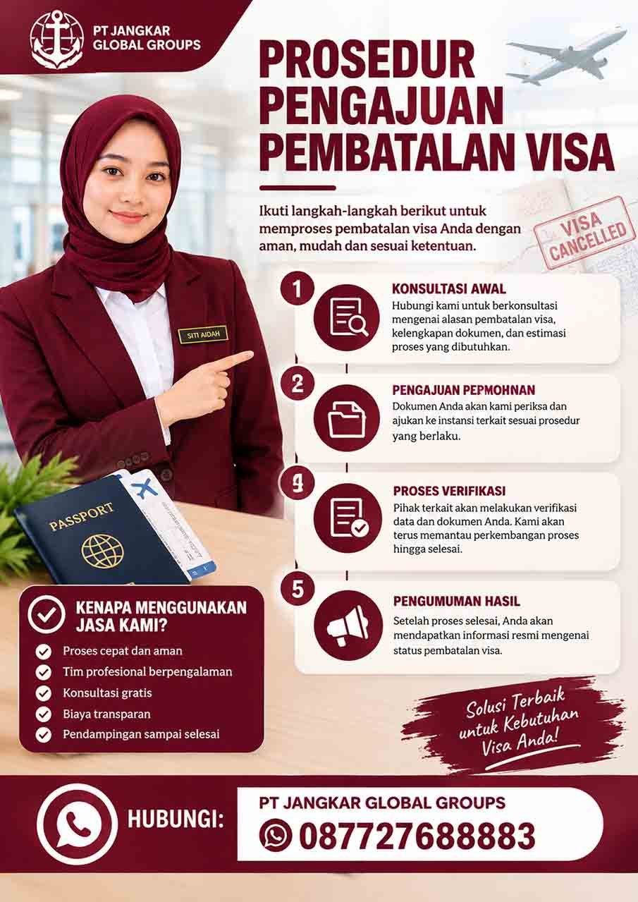 Prosedur Pengajuan Pembatalan Visa Prosedur Pengajuan Pembatalan Visa