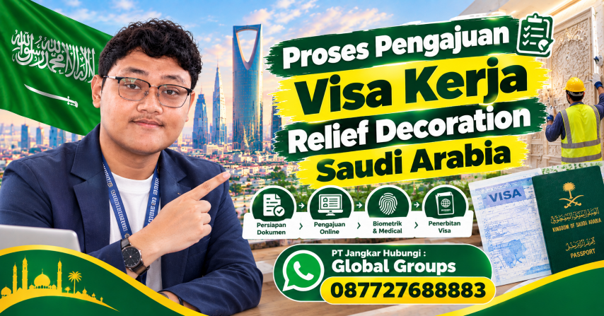 Proses Pengajuan Visa Kerja Relief Decoration Saudi Arabia