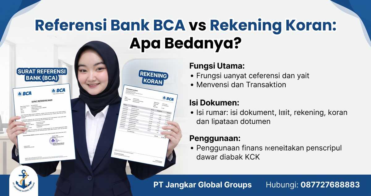 Referensi Bank BCA vs Rekening Koran Apa Bedanya