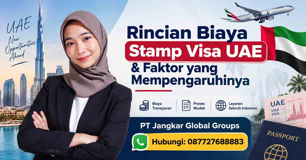 Rincian Biaya Stamp Visa UAE