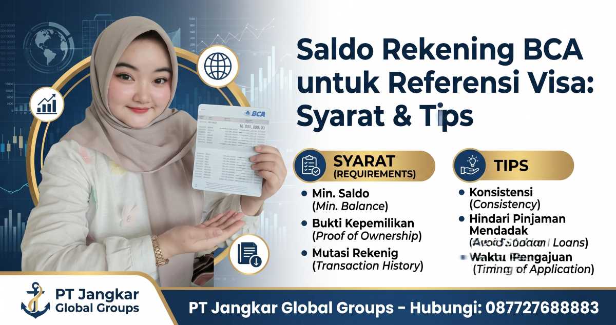 Saldo Rekening BCA untuk Referensi Visa Syarat & Tips