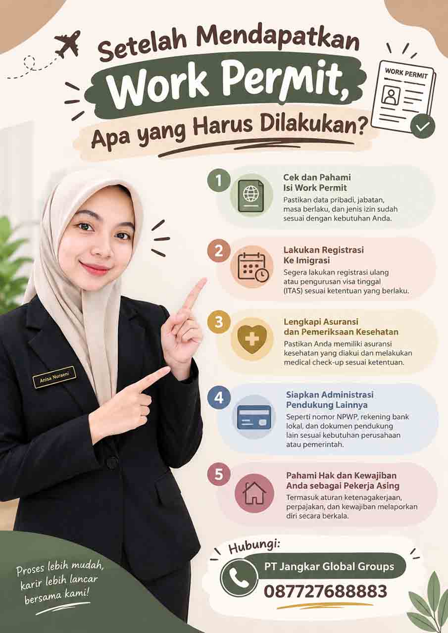 Setelah Mendapatkan Work Permit, Apa yang Harus Dilakukan Setelah Mendapatkan Work Permit, Apa yang Harus Dilakukan