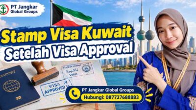 Stamp Visa Kuwait Setelah Visa Approval