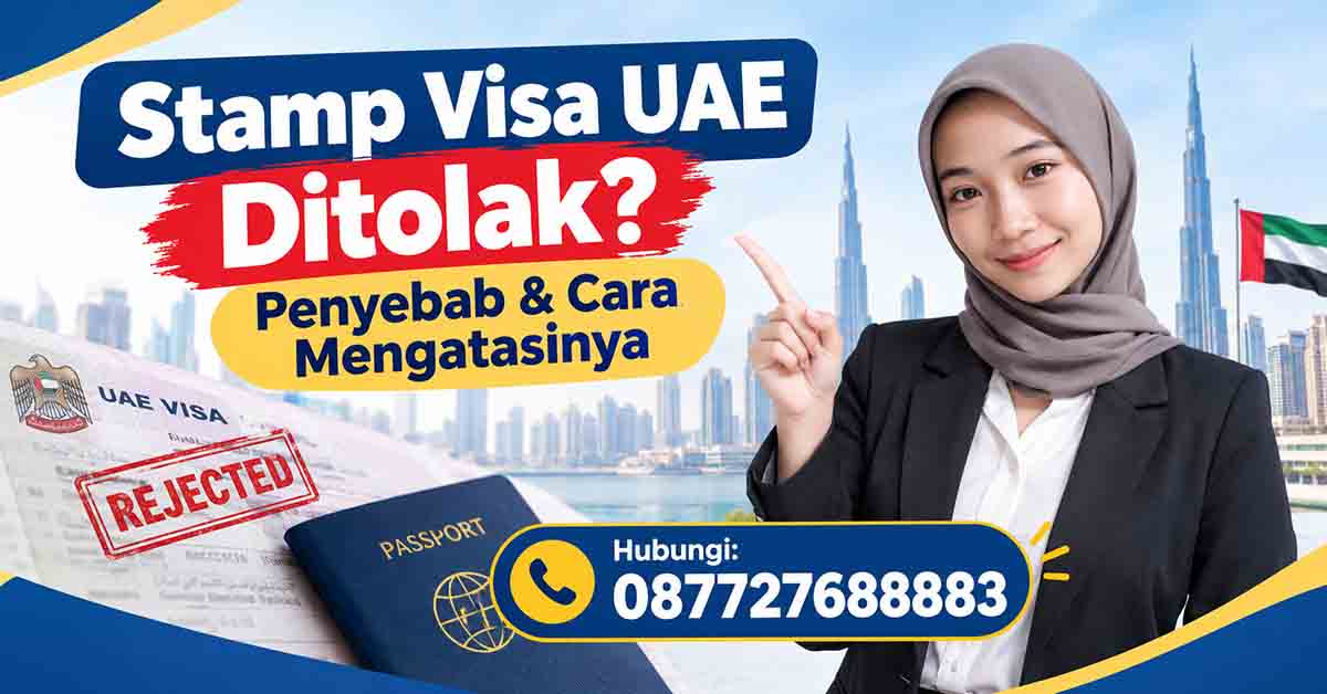 Stamp Visa UAE Ditolak