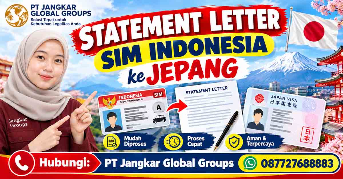 Statement Letter SIM Indonesia ke Jepang