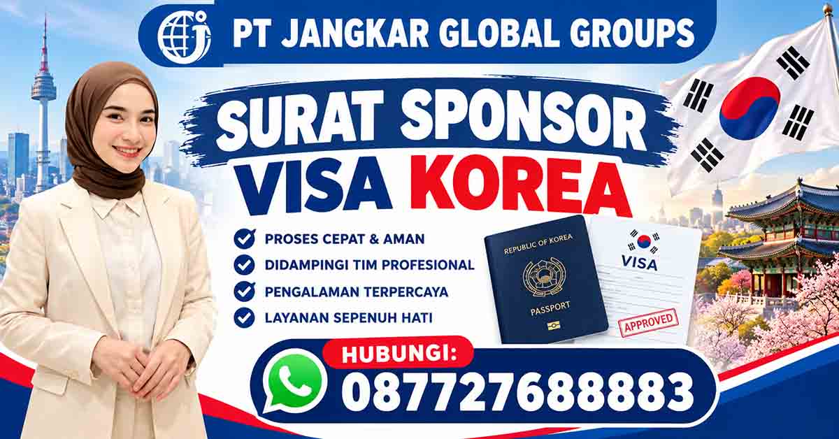 Surat Sponsor Visa Korea