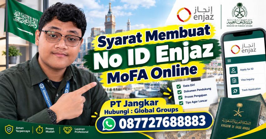 Syarat Membuat No ID Enjaz MoFA Online