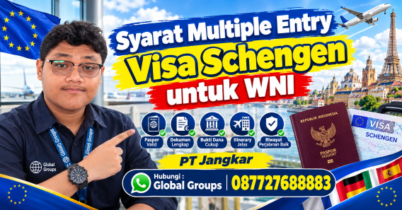 Syarat Multiple Entry Visa Schengen untuk WNI