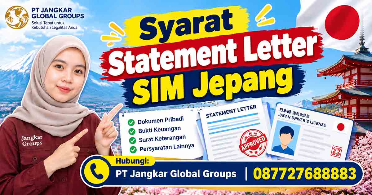 Syarat Statement Letter SIM Jepang