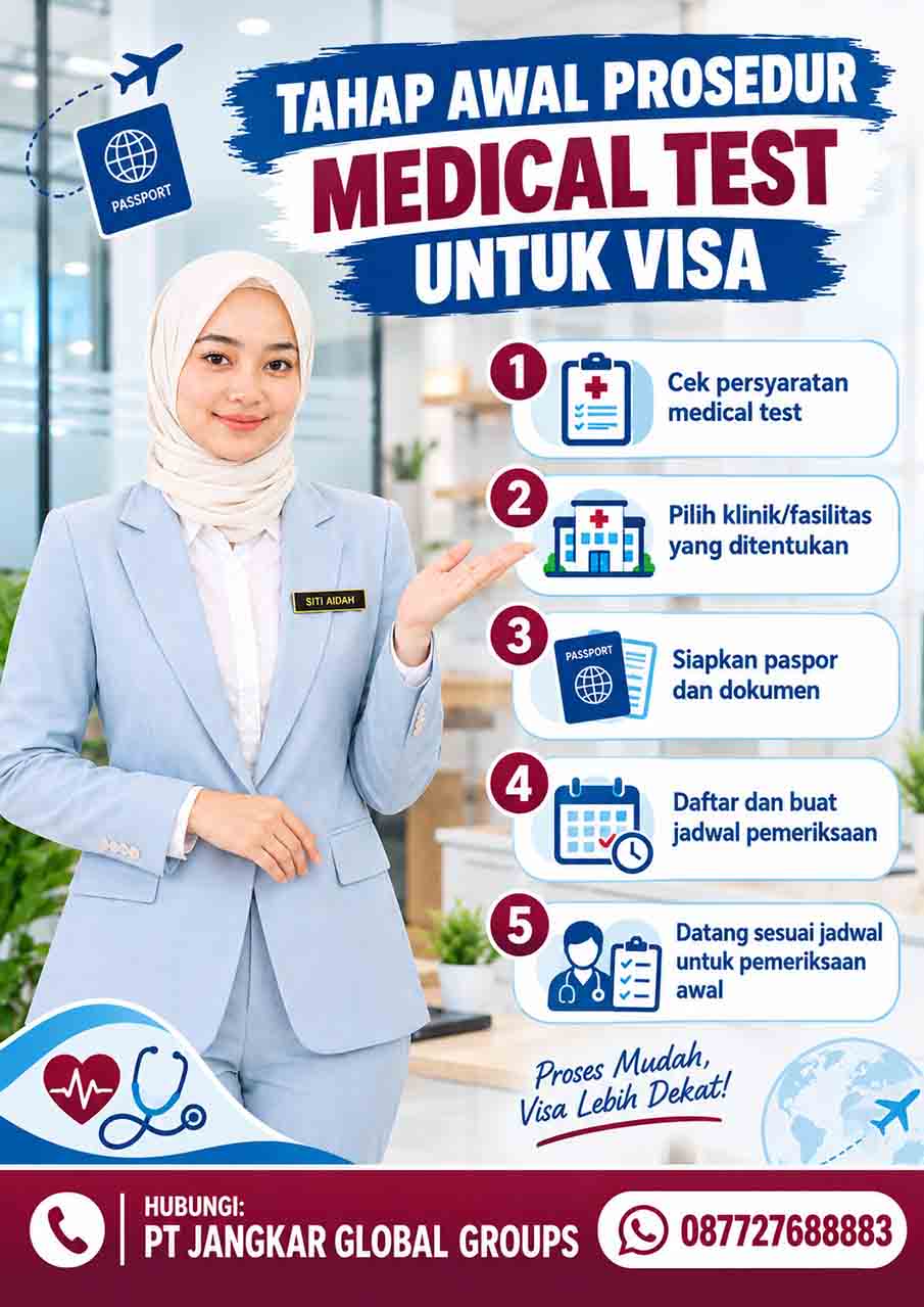 Tahap Awal Prosedur Medical Test untuk Visa Tahap Awal Prosedur Medical Test untuk Visa