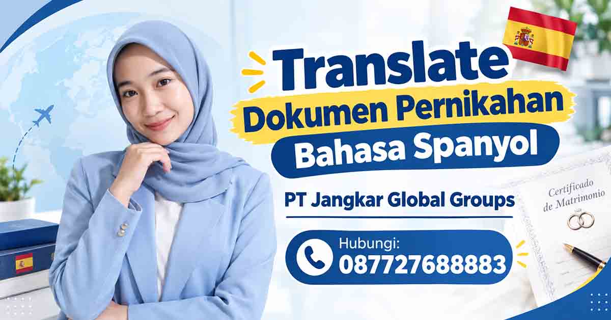 Translate Dokumen Pernikahan Bahasa Spanyol