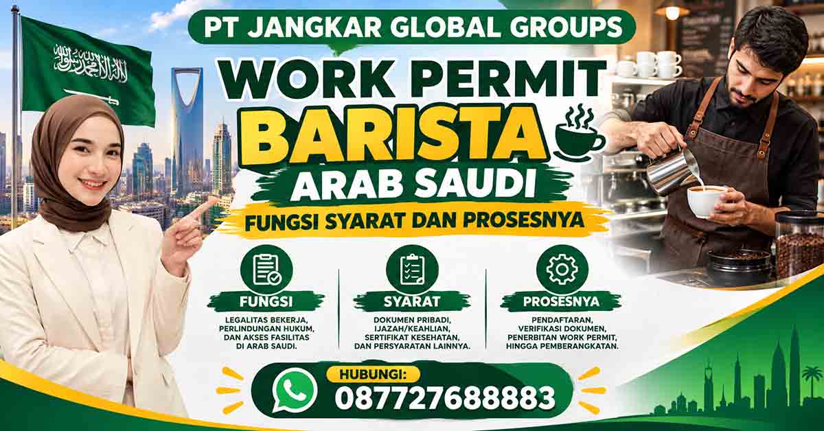 Work Permit Barista Arab Saudi Fungsi Syarat dan Prosesnya