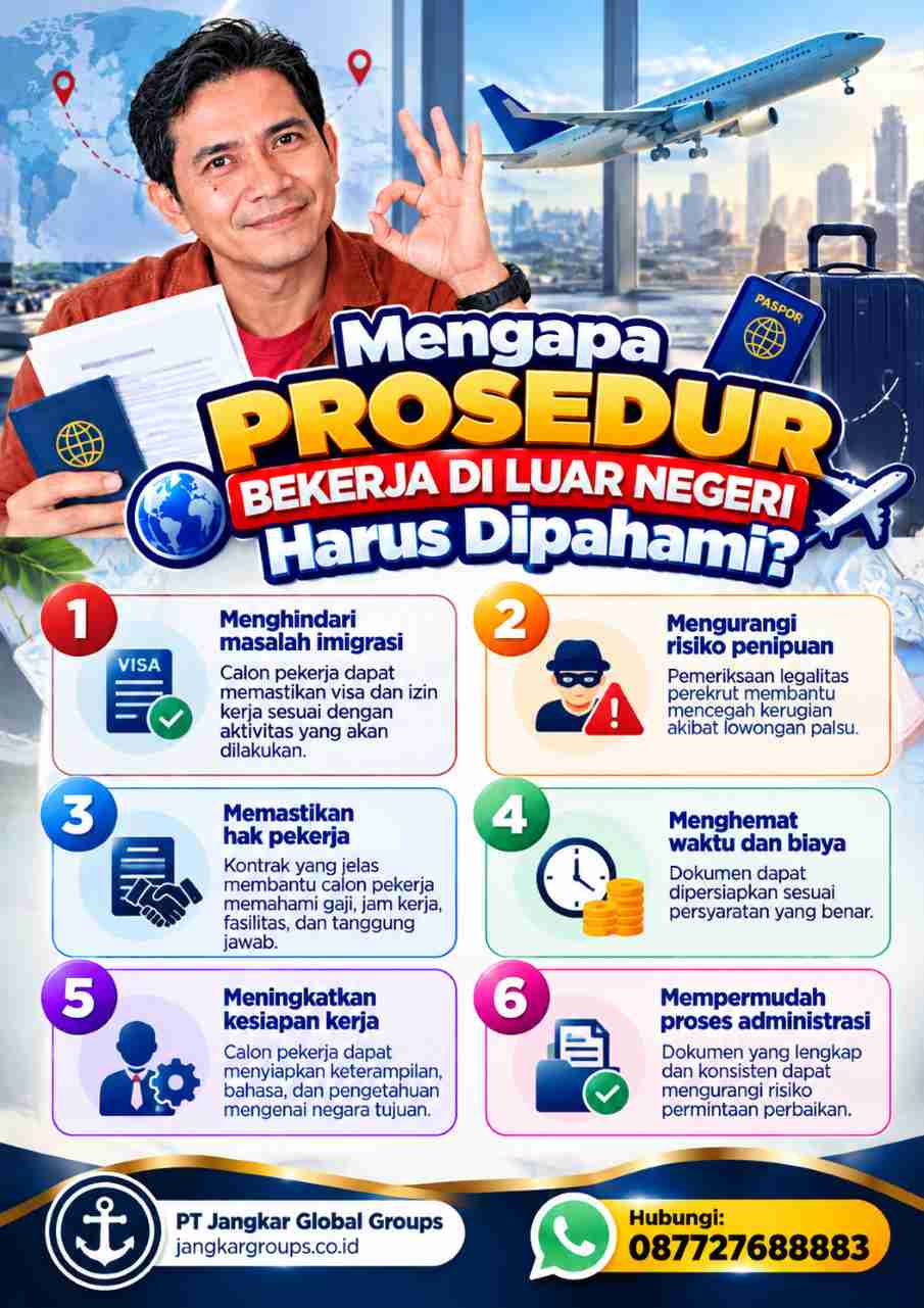 6 Alasan Memahami Prosedur Kerja Luar Negeri