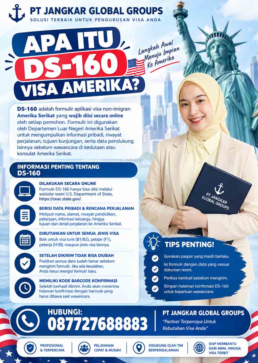 APA ITU DS-160 VISA AMERIKA?