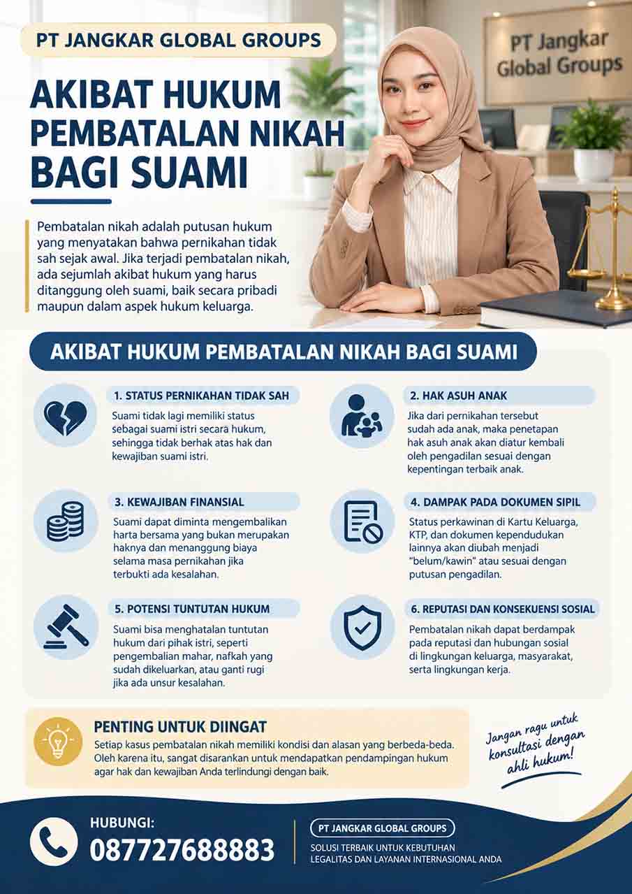 Akibat Hukum Pembatalan Nikah bagi Suami
