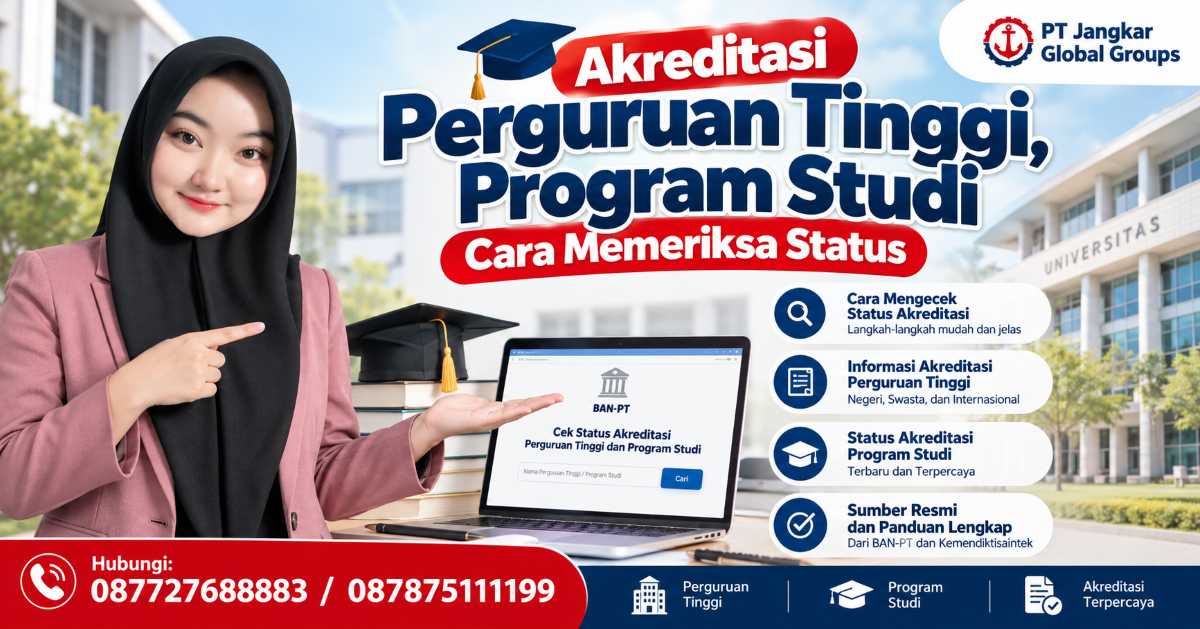 Akreditasi Perguruan Tinggi, Program Studi Cara Memeriksa Status