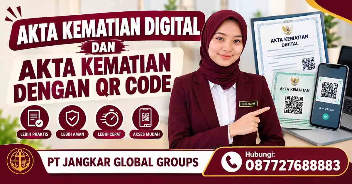 Akta Kematian Digital dan Akta Kematian dengan QR Code