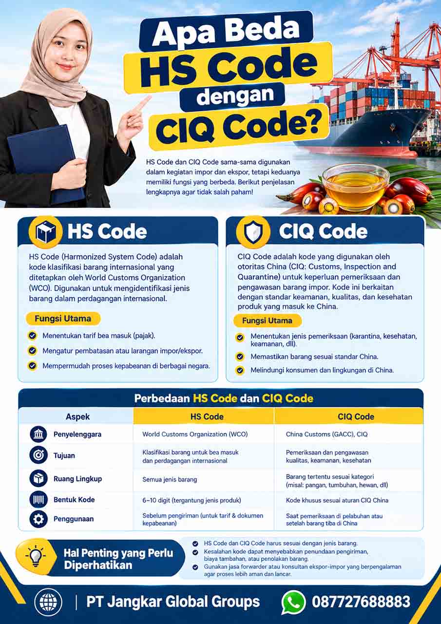 Apa Beda HS Code dengan CIQ Code