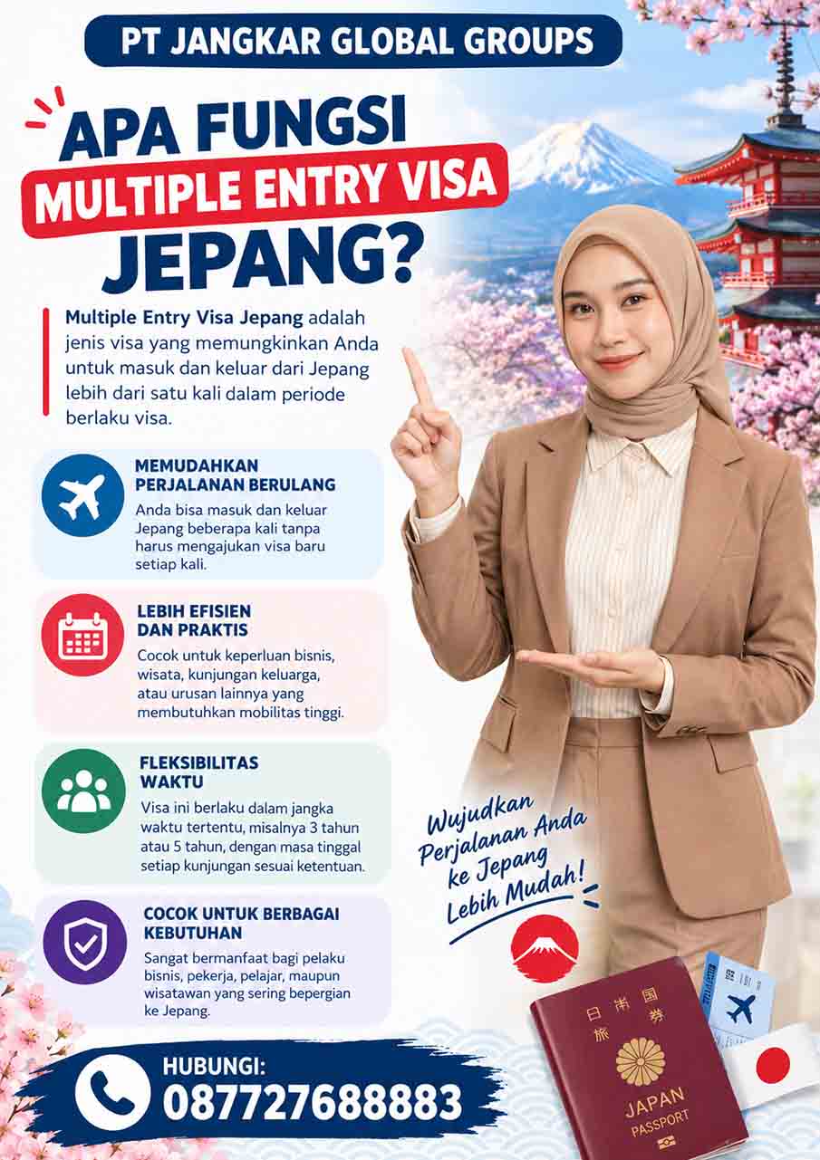 Apa Fungsi Multiple Entry Visa Jepang?