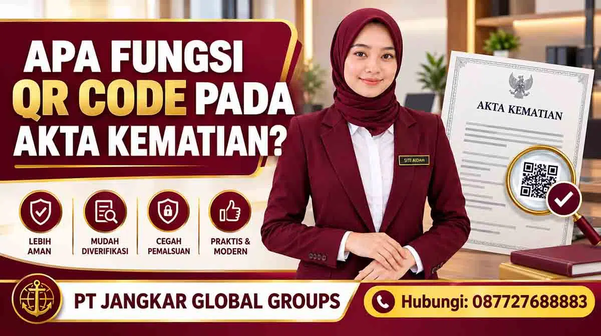 Apa Fungsi QR Code pada Akta Kematian