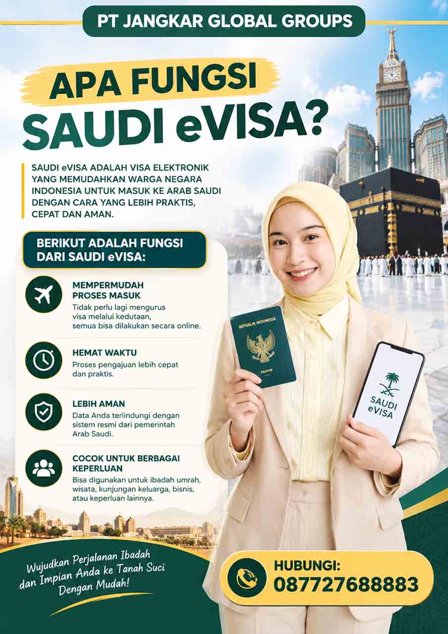 Apa Fungsi Saudi eVisa?