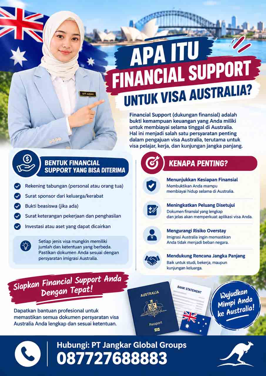 Apa Itu Financial Support untuk Visa Australia Apa Itu Financial Support untuk Visa Australia