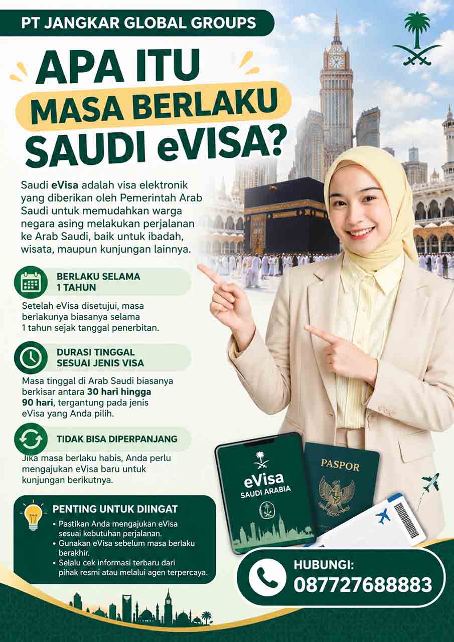 Apa Itu Masa Berlaku Saudi eVisa?