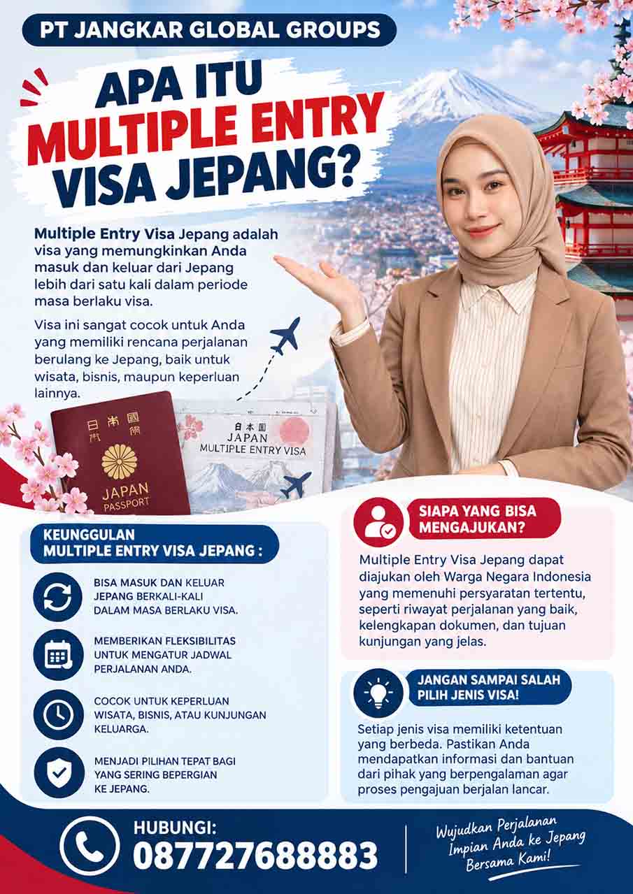 Apa Itu Multiple Entry Visa Jepang?