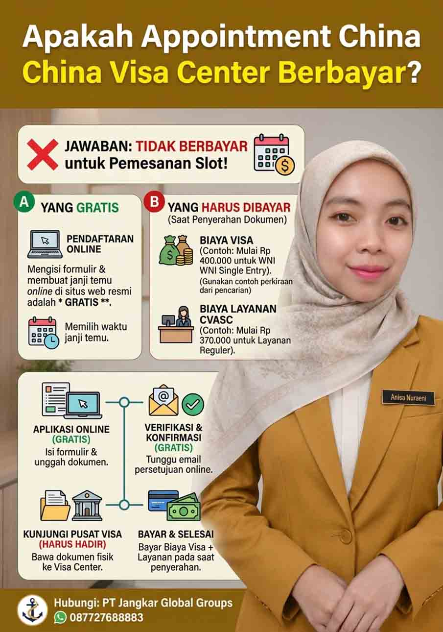 Apakah Appointment China Visa Center Berbayar Apakah Appointment China Visa Center Berbayar