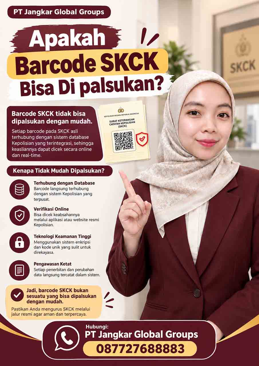 Apakah Barcode SKCK Bisa Di palsukan Apakah Barcode SKCK Bisa Di palsukan