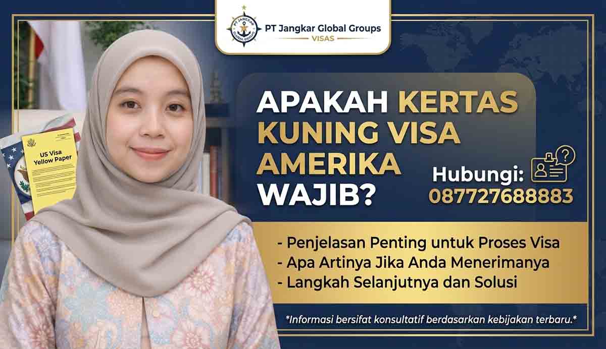 Apakah Kertas Kuning Visa Amerika Wajib