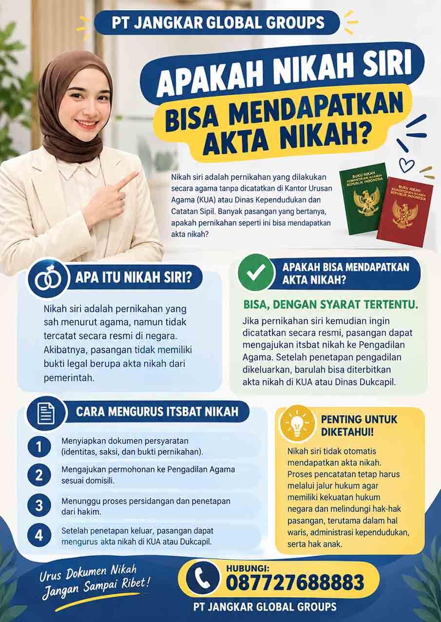 Apakah Nikah Siri Bisa Mendapatkan Akta Nikah?