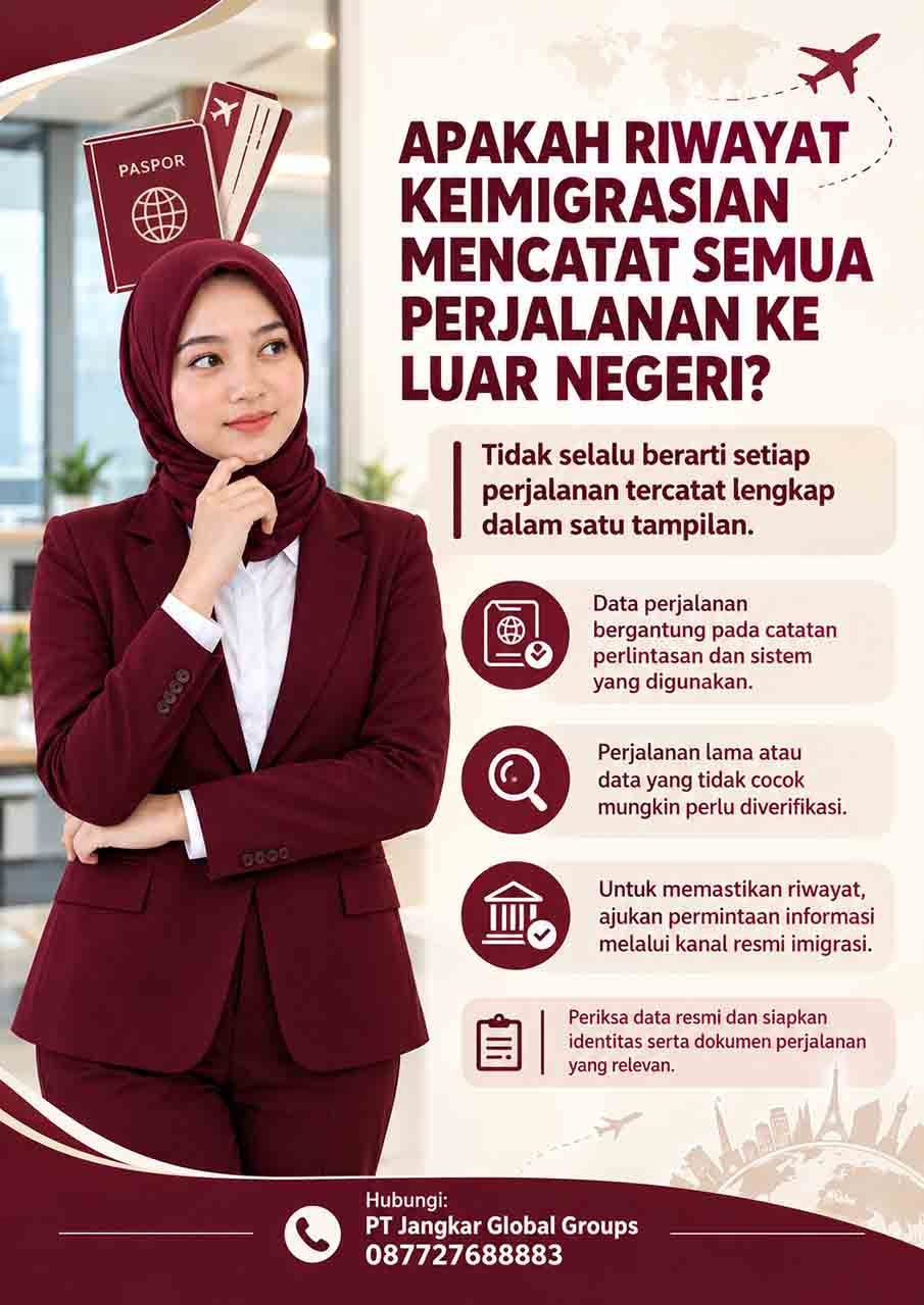 Apakah Riwayat Keimigrasian Mencatat Semua Perjalanan ke Luar Negeri