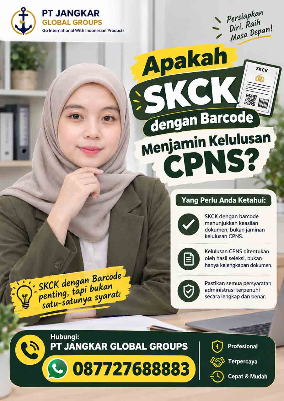 Apakah SKCK dengan Barcode Menjamin Kelulusan CPNS Apakah SKCK dengan Barcode Menjamin Kelulusan CPNS